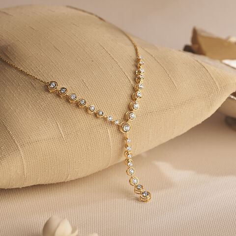 Festive Radiance Diamond Necklace
