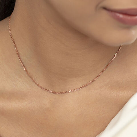 Double Link Rose Gold Chain