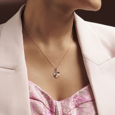 Radiant Geometric Diamond Necklace