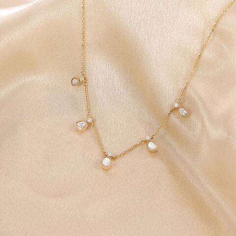 Graceful Drape Polki Diamond Necklace