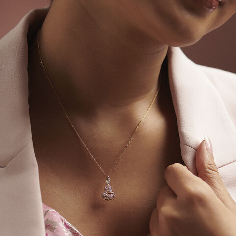 Gleaming Current Diamond Pendant