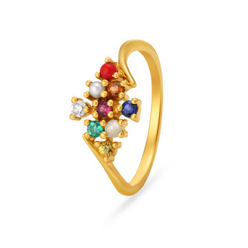 Stylish Navaratnam Finger Ring
