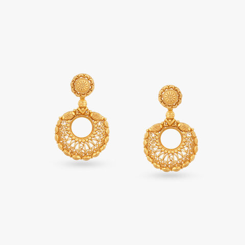 Versatile Radiance Gold Drop Earrings