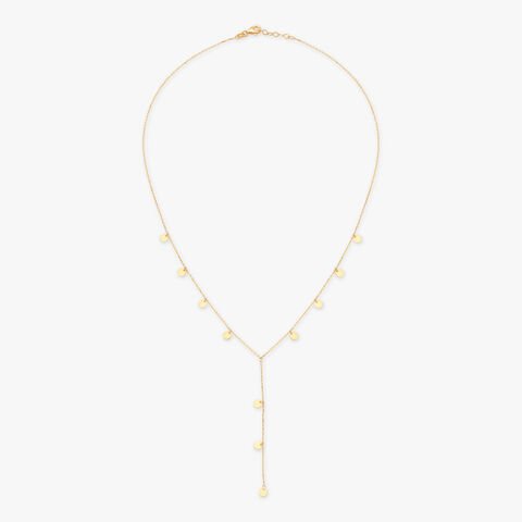 Tiny Discs Shimmering Necklace
