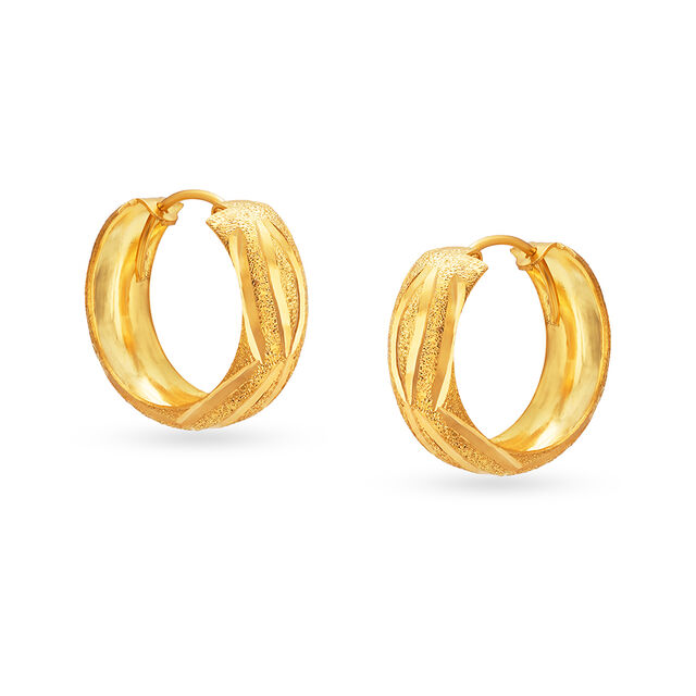 Grt gold hoop earrings clearance