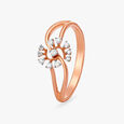 Graceful Crossover Diamond Ring,,hi-res image number null