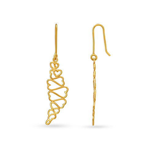 Gleaming Gold Hoop Earrings