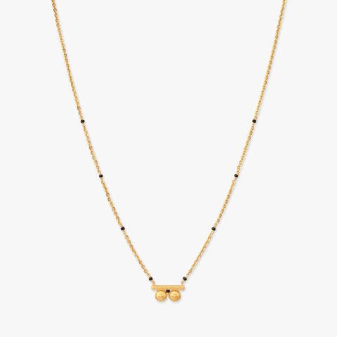 Linear Glow Gold Mangalsutra