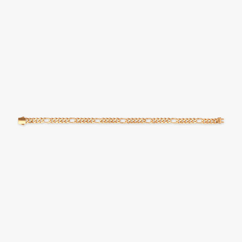 Regal Figaro Gold Bracelet for Men