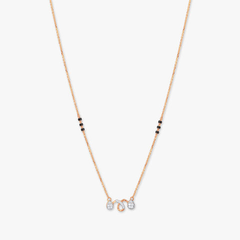 Elegant Twist Diamond Mangalsutra
