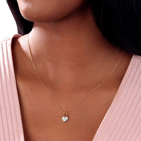 Forever Locked Diamond & Gold Pendant