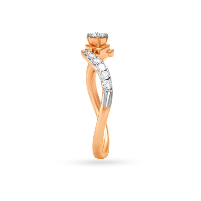 Heavenly Crossover Finger Ring,,hi-res image number null