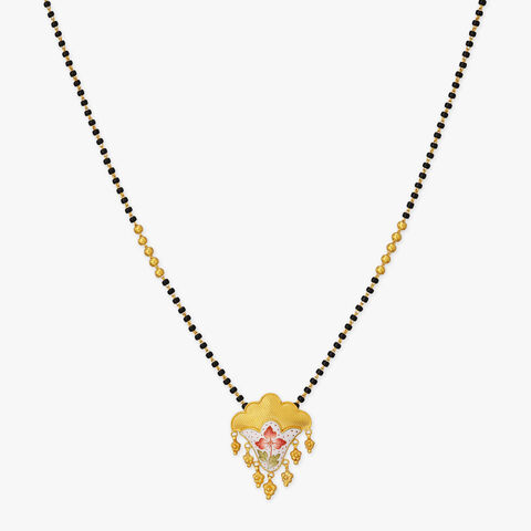 Scalloped Bloom Gold Mangalsutra