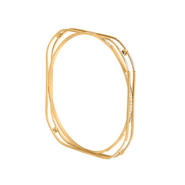 18 KT Yellow Gold Link Bangle