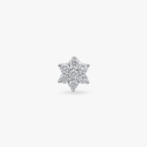 Celestial Blossom Diamond Nose Pin