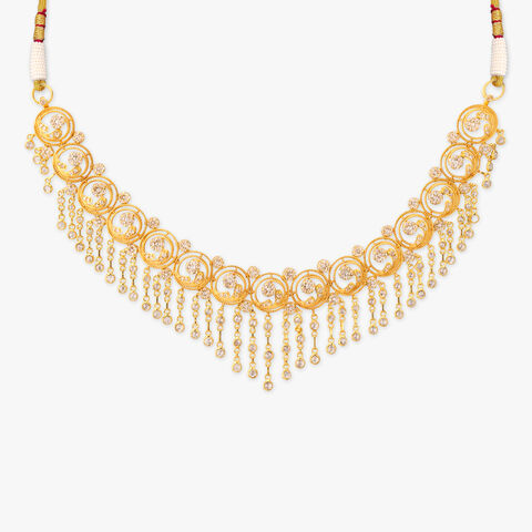 Cascade Rhythm Gold Necklace