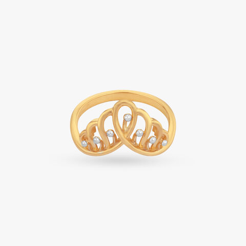 Ornate Arch Gold Ring alternate view 1