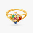 Opulent Navratna Ring,,hi-res image number null