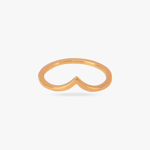 Minimal Arch Gold Ring