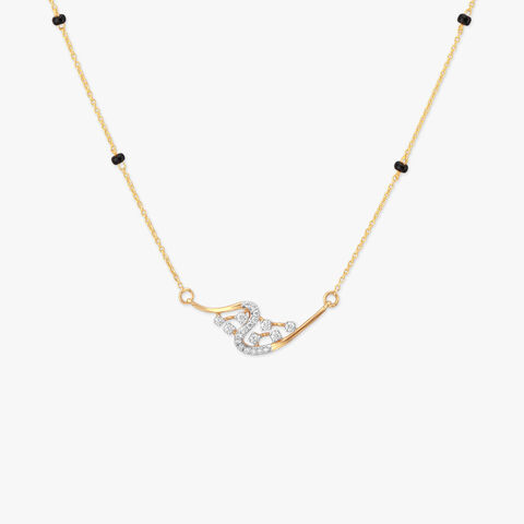 Dancing Spark Diamond Mangalsutra