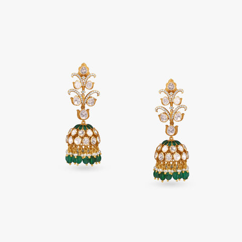 Regal Heritage Diamond Jhumka Earrings