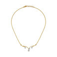 Brilliant Floral Gold and Diamond Necklace,,hi-res image number null