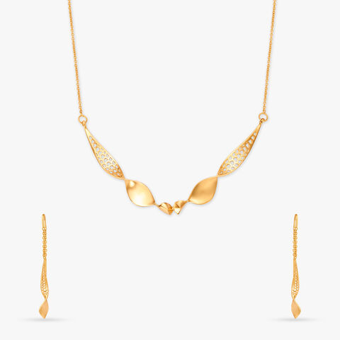 Twisty Tangle Trendy Necklace Set