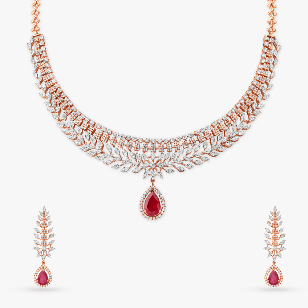 Tanishq online diamond necklace deals