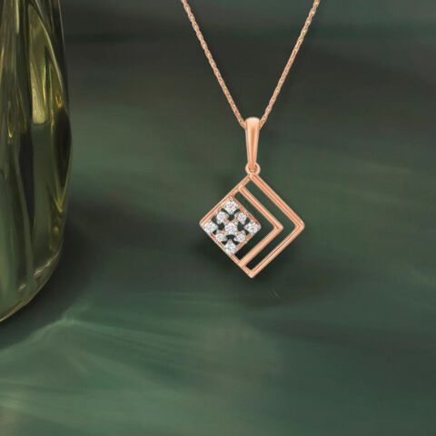 Enchanting Rose Gold Pendant