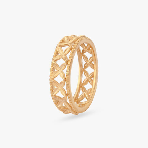 Rope Lattice Gold Ring