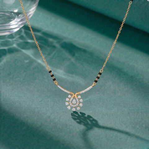 Dewdrop Grace Diamond Mangalsutra