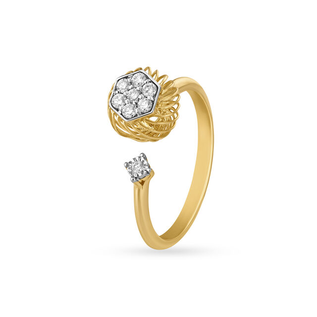 14KT Yellow Gold Adorn Your Finger With A Beautiful Ring,,hi-res image number null