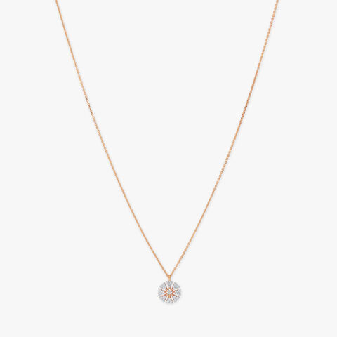 North Star Diamond Pendant with Chain