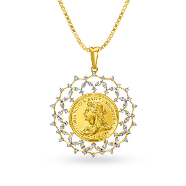Ginni Necklace Gold Tanishq Locket Gold Ginni Necklace Designs