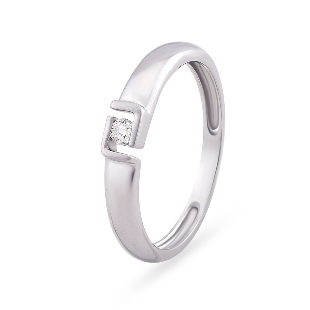 Dazzling Platinum Ring for Men