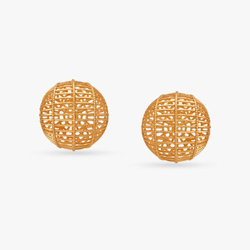 Contemporary Glam Stud Earrings