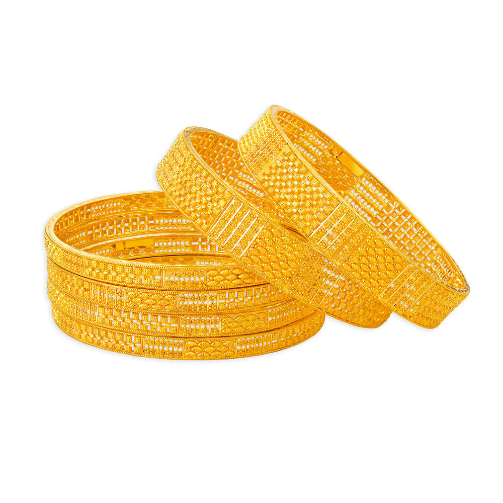 Antique Gold Bangles for the Maharashtrian Bride