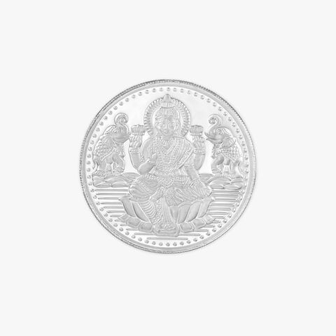 Goddess Laxmi 50 Gram 999 Purity Silver Coin