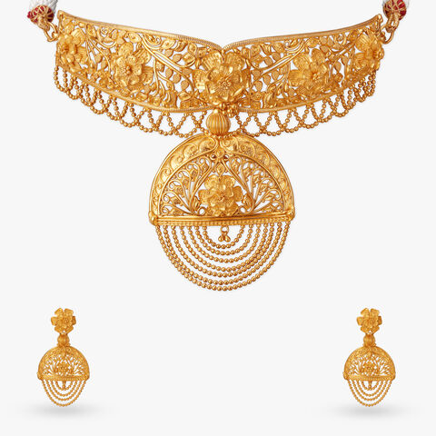 Solar Droplets Necklace Set