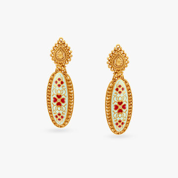 Oval Illuminating Drop Earrings