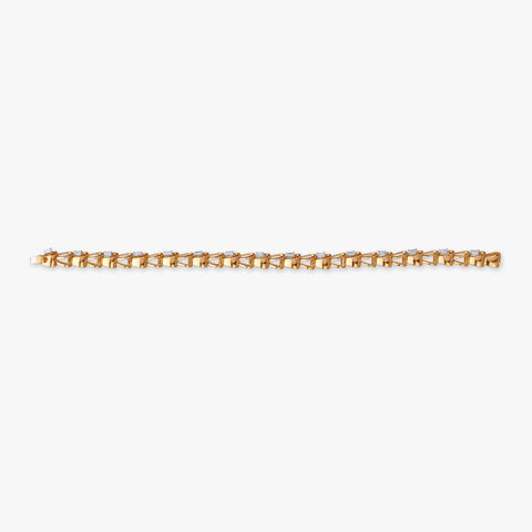 Majestic Weave Diamond Bracelet for Men