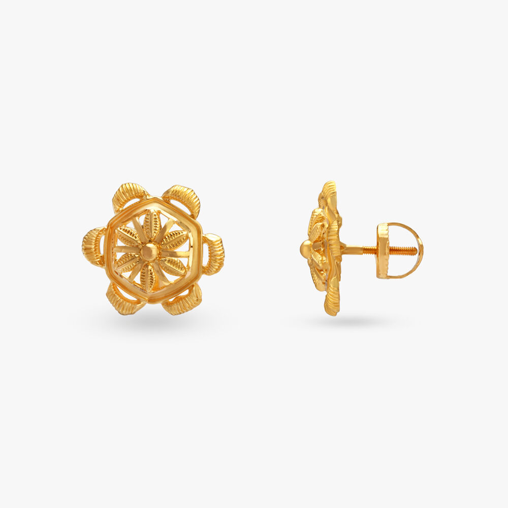Gold Earrings Latest Designs for Men Women Tanishq