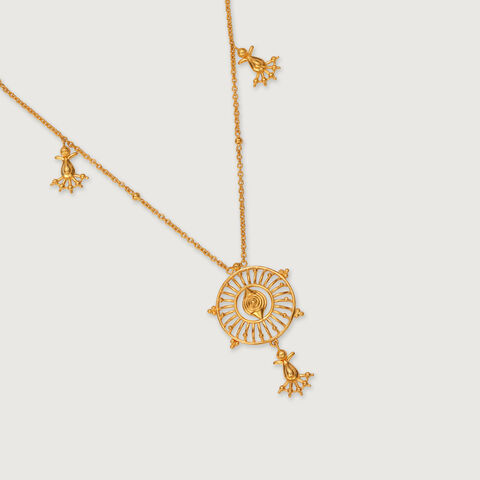 Timeless Warli Art 22KT Gold Necklace