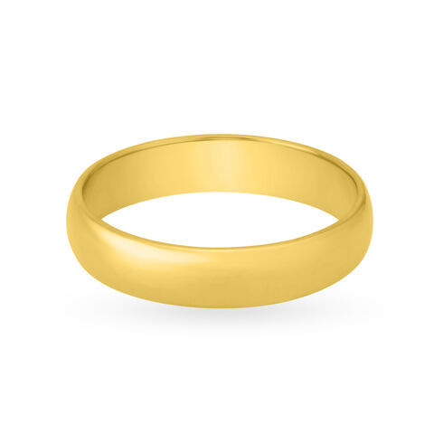 Basic 22 Karat Yellow Gold Finger Ring