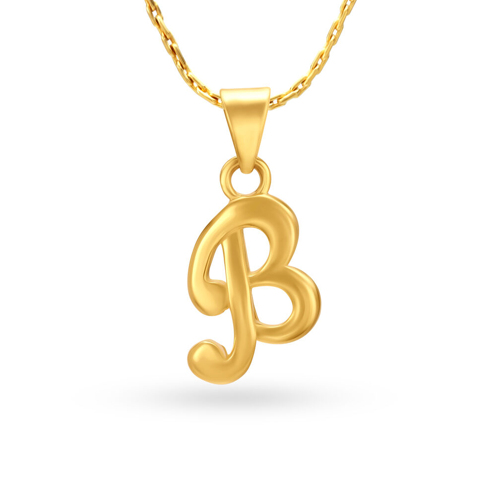 Alphabet B Pendant