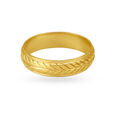 Alluring 22 Karat Yellow Gold Braided Finger Ring,,hi-res image number null