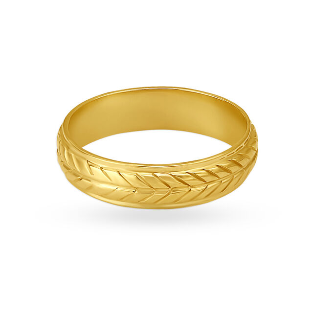 Alluring 22 Karat Yellow Gold Braided Finger Ring,,hi-res image number null