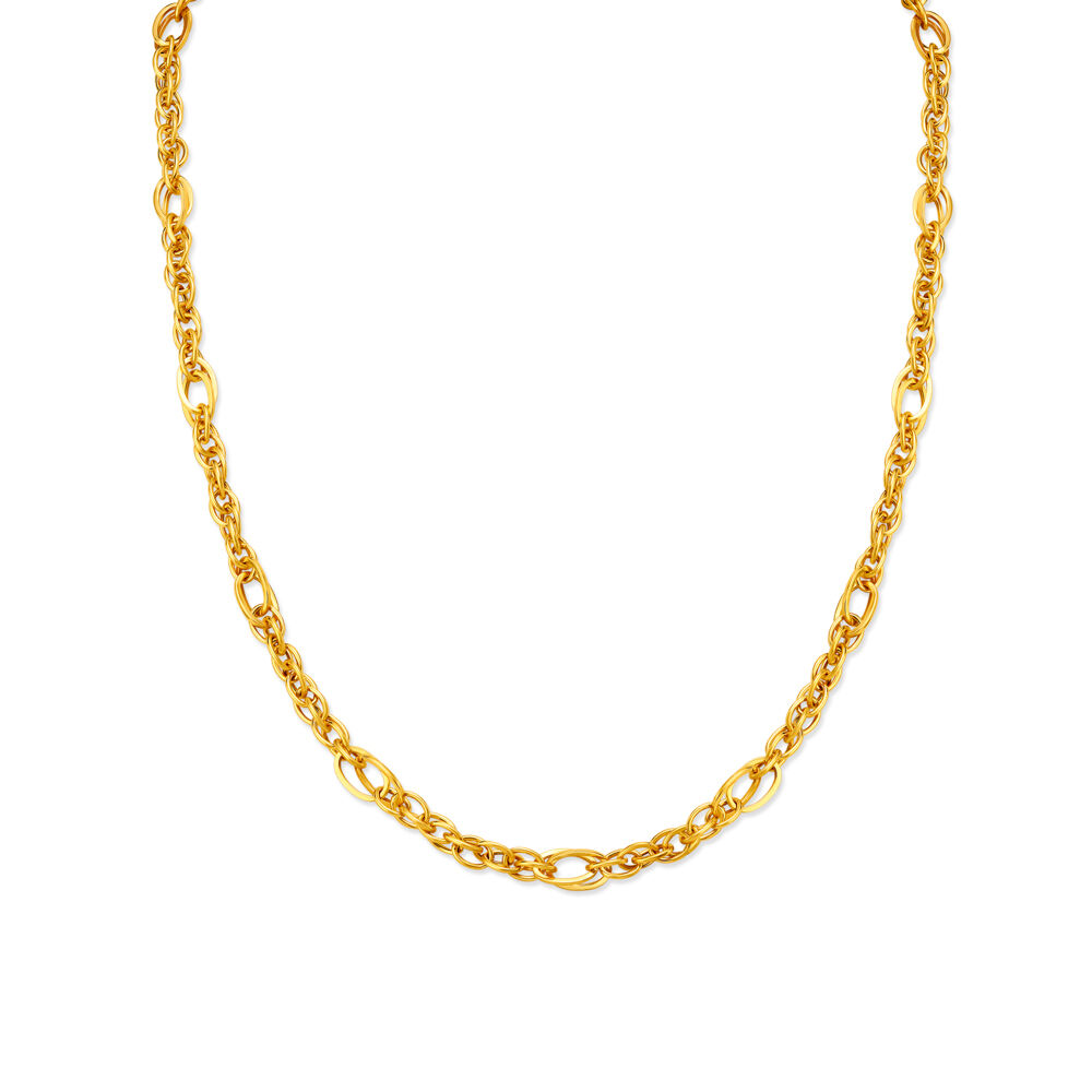 Cost of gold 2024 chain in tanishq