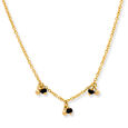 Mia Sutra DIY with Black Bunch Beads Multiple Stacking Charm Chain,,hi-res image number null
