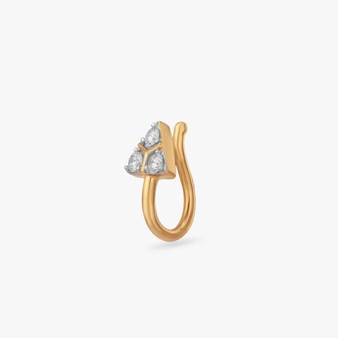 Spark Point Diamond Nose Pin